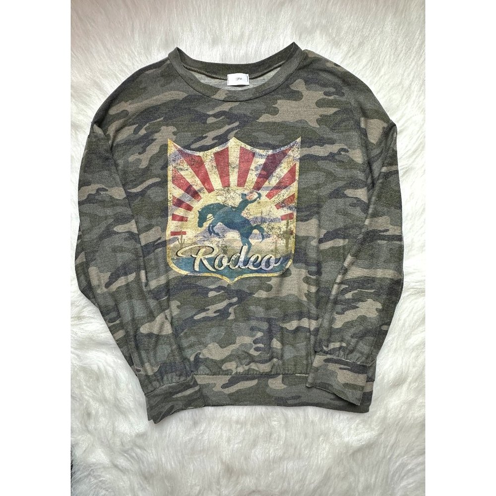Womens Camo "Rodeo" Sweater
